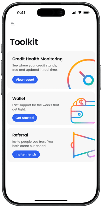 iCash app — your financial toolkit